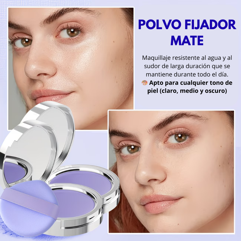 Base De Maquillaje Mate Sin Brillo De Larga Duración Lavanda & Miel Púrpura